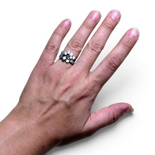 Sterling Nugget Style Ring Size 6 3/4
