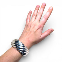 Sterling Twisted Electroform Cuff Bracelet