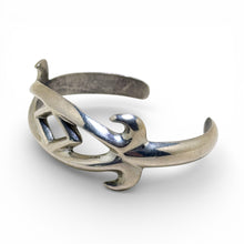 Vintage Signed Sandcast Cuff Bracelet Size 6