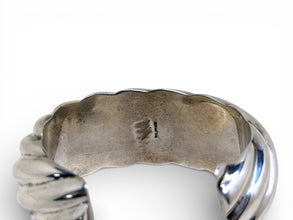 Sterling Twisted Electroform Cuff Bracelet