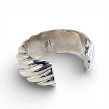 Sterling Twisted Electroform Cuff Bracelet
