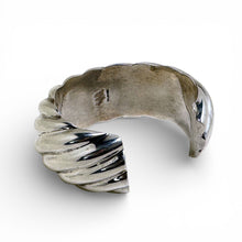 Sterling Twisted Electroform Cuff Bracelet