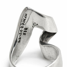 Sculptural Sterling Modernist Ring Size 8 3/4