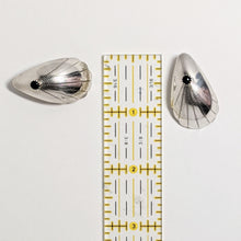 Natie Onyx Domed Teardrop Earring