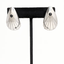 Natie Onyx Domed Teardrop Earring