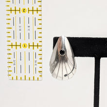 Natie Onyx Domed Teardrop Earring