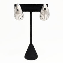 Natie Onyx Domed Teardrop Earring