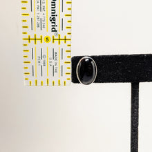 Native American Jewelry / JACKSON Signed Navajo Onyx / Sterling Onyx Stud Earrings / 1980s Vintage Navajo Earrings / Onyx Silver Studs