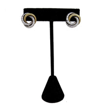 TAXCO Sterling Brass Earrings / MODERNIST Coiled Silver Earrings / 925 Minimal Jewelry / Vinage Sterling Brass Earrings / Taxco Jewelry