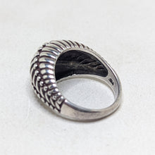 MODERNIST Sterling Ring / Ring Size 6 3/4 / Modern Minimal Silver Ring / Minimal Silver Ring Size 6 3/4 / 1990s Silver Ring