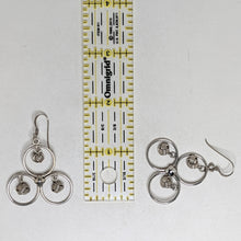 Modernist MOBILE Sterling Earrings / Abstract Avant Garde Silver Earring / 1990s Modernism Jewelry / Vintage Avant Earrings 1990s