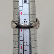 MODERNIST Sterling Ring / Ring Size 6 3/4 / Modern Minimal Silver Ring / Minimal Silver Ring Size 6 3/4 / 1990s Silver Ring