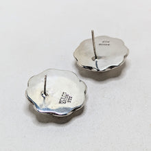 STERLING Brass TAXCO Earrings / Modernist DOME Earrings / 1980s Abstract Modern Jewelry / Sterling Silver Earrings / 80s Mexican Silver