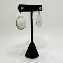 Abstract Taxco Sterling & Brass Earring