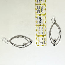 MODERNIST 1990s Sterling Earring / Avant Garde Silver Earring / 90s Modernism Jewelry / Vintage MOBILE Sterling Silver Earrings