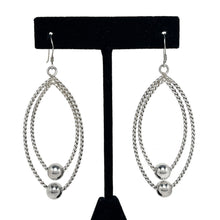 MODERNIST 1990s Sterling Earring / Avant Garde Silver Earring / 90s Modernism Jewelry / Vintage MOBILE Sterling Silver Earrings