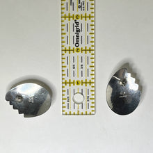 Native ONYX Earrings / Signed NAVAJO Ronnie Hurley / Native American Silver Jewelry / Vintage Sterling Southwestern Earrings / Onyx Jewelry