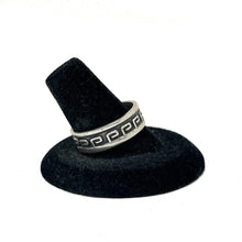 Stering GREEK KEY Ring 10 1/4 | VINTAGE Mens Sterling Silver Ring | Vintage 90s Mens Ring 10 1/4 | Sterling Mens Greek Pattern Ring 10.25
