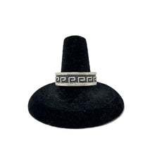 Stering GREEK KEY Ring 10 1/4 | VINTAGE Mens Sterling Silver Ring | Vintage 90s Mens Ring 10 1/4 | Sterling Mens Greek Pattern Ring 10.25