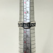 Stering GREEK KEY Ring 10 1/4 | VINTAGE Mens Sterling Silver Ring | Vintage 90s Mens Ring 10 1/4 | Sterling Mens Greek Pattern Ring 10.25