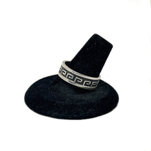 Stering GREEK KEY Ring 10 1/4 | VINTAGE Mens Sterling Silver Ring | Vintage 90s Mens Ring 10 1/4 | Sterling Mens Greek Pattern Ring 10.25