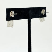 TAXCO Silver Earrings | 80s Chip Inlay Earrings | Vintage Taxco Jewelry | GEOMETRIC Silver Earrings | Vintage Mexican Silver Jewelry