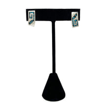 TAXCO Silver Earrings | 80s Chip Inlay Earrings | Vintage Taxco Jewelry | GEOMETRIC Silver Earrings | Vintage Mexican Silver Jewelry