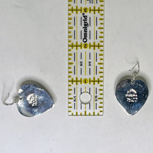 Taxco Chrysocolla Heart Earrings