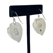 Taxco Chrysocolla Heart Earrings