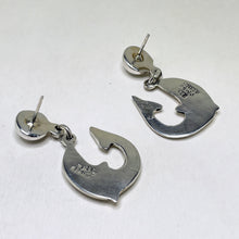 Vintage TAXCO Earrings | Sterling DOLPHIN Earrings | Vtg Silver Mexican Earrings | Sterling Silver Taxco Earrings | Mexican Silver Jewelry