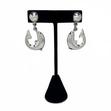 Vintage TAXCO Earrings | Sterling DOLPHIN Earrings | Vtg Silver Mexican Earrings | Sterling Silver Taxco Earrings | Mexican Silver Jewelry