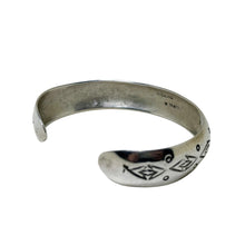 Signed Navajo Stamped Cuff