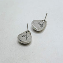 Vintage TAXCO Onyx Earrings | Sterling TEARDROP Earring | Modernist Silver ONYX Earring | 90s Goth Sterling Jewelry | 1990s Industrial