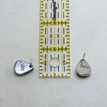 Vintage TAXCO Onyx Earrings | Sterling TEARDROP Earring | Modernist Silver ONYX Earring | 90s Goth Sterling Jewelry | 1990s Industrial