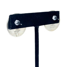 TAXCO Earrings | Modernist DOME Earrings | 1980s Abstract Modern Jewelry | Sterling Silver Earrings | 80s Earrings Mexican Silver