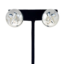 TAXCO Earrings | Modernist DOME Earrings | 1980s Abstract Modern Jewelry | Sterling Silver Earrings | 80s Earrings Mexican Silver