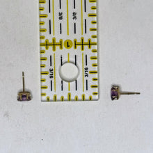 Vintage 14k AMETHYST Gold Studs | Marquis Amethyst GOLD Stud Earring | VINTAGE Prong Amethyst 14 Karat Gold Earring | Vintage Gold Jewelry