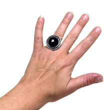 Sterling AMETHYST Ring 6 3/4 | 2000s ORNATE Amethyst Ring Size 6.75 | 90s SILVER Avant Ring Size 6 3/4 | Faceted Amethyst Ring Size 6 3/4