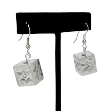 STERLING Navajo Cube Earring | Native American MODERNIST Silver Earring | Southwestern Geometric Sterling Silver Earrings