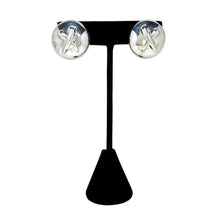 TAXCO Earrings | Modernist DOME Earrings | 1980s Abstract Modern Jewelry | Sterling Silver Earrings | 80s Earrings Mexican Silver