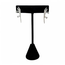 INTERESTING Lizard Earrings | Sterling Silver MODERNIST Reptile Earrings | Vintage Animal Stud Earrings