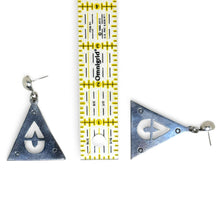 Large Triangle Cut-Out Taxco Earring