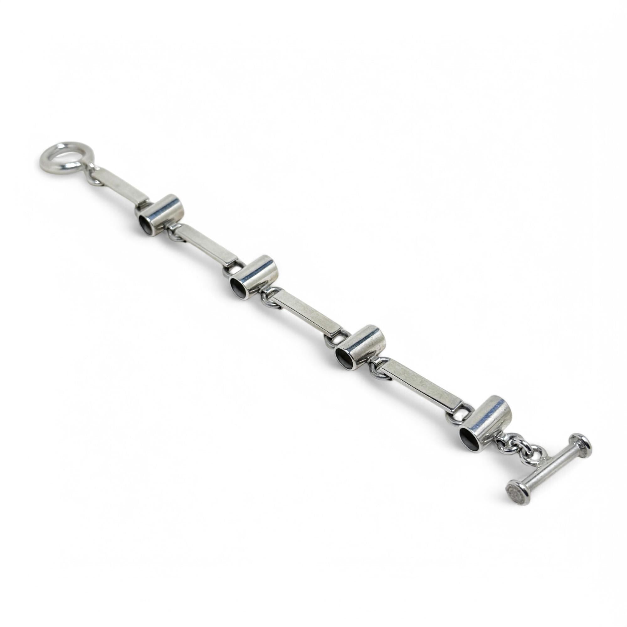 Tube & Bar 1990s Toggle Bracelet