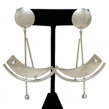 Sterling TAXCO Earrings | Modernist MOBILE Abstract Earrings | 80s Abstract Modern Jewelry | Sterling Silver Earrings | 1980s Mexican Silver