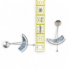 Sterling TAXCO Earrings | Modernist MOBILE Abstract Earrings | 80s Abstract Modern Jewelry | Sterling Silver Earrings | 1980s Mexican Silver