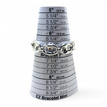 Puffy MARINER Chain | Sterling SILVER Anchor Chain Bracelet | Mariner Toggle Bracelet