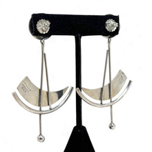 Sterling TAXCO Earrings | Modernist MOBILE Abstract Earrings | 80s Abstract Modern Jewelry | Sterling Silver Earrings | 1980s Mexican Silver