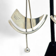 Sterling TAXCO Earrings | Modernist MOBILE Abstract Earrings | 80s Abstract Modern Jewelry | Sterling Silver Earrings | 1980s Mexican Silver