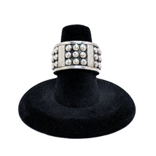 Sterling Silver Taxco Ball Stud Ring Size 6 1/2