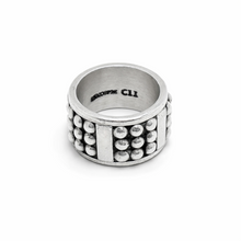 Sterling Silver Taxco Ball Stud Ring Size 6 1/2